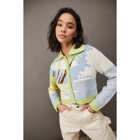 House of Sunny Day Dreamer Cardigan Sweater size 4